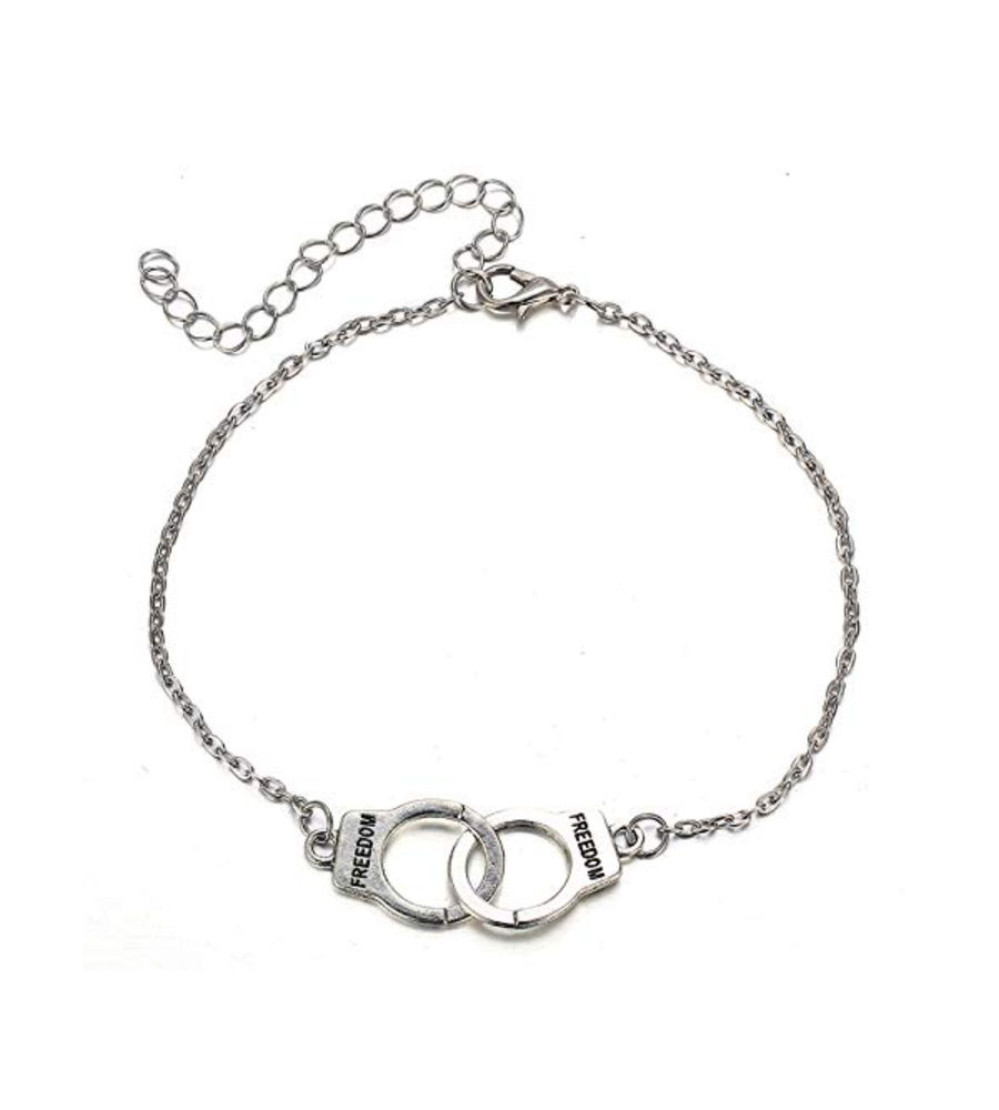 YouBella Jewellery Bohemian Anklet for Girls and Women (Silver) (YBANK_60005)